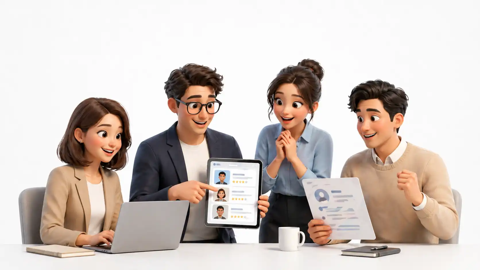 Company position registration guide